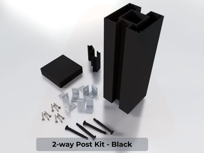 (Fence Box) 2.75 2-way Post Kit 8 ft