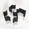 (Pack of 30pcs) 2.75 2-way Post Spacers 1/2 in.