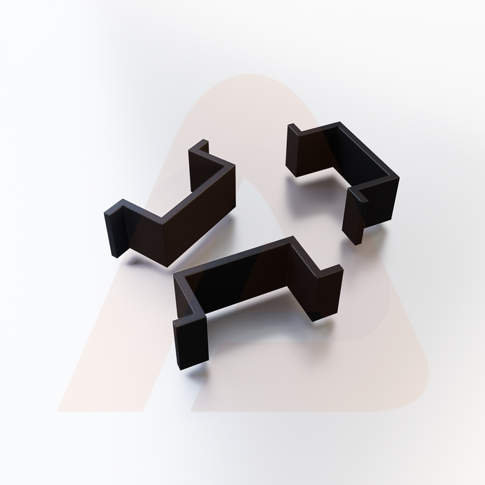 2.75 2-way Post Spacers 1/4 in. - Black