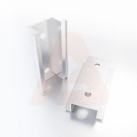 2.75 2-way Post Spacers 2 in. with screws - SS/Black