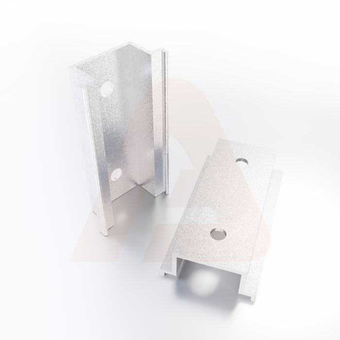 2.75 2-way Post Spacers 2 in. with screws - SS/Black