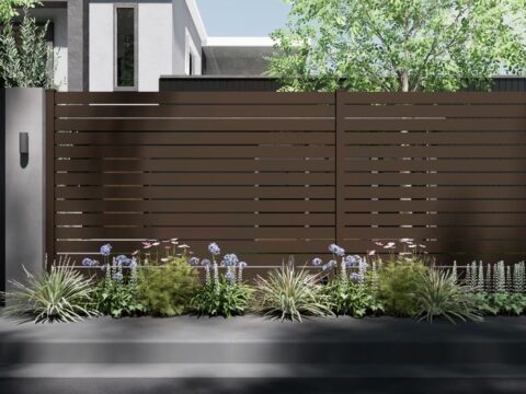 Alu 40 - 8ft x 6ft H 2way post Fence Kit - GAP 1/2"