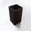 2x2 in. Square post 24 ft. - Black (with screw bush)