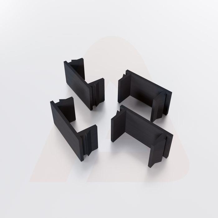 Channel Cover Spacers 3/4 in. - Black