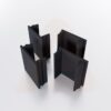 Channel Cover Spacers 4 in. - Black