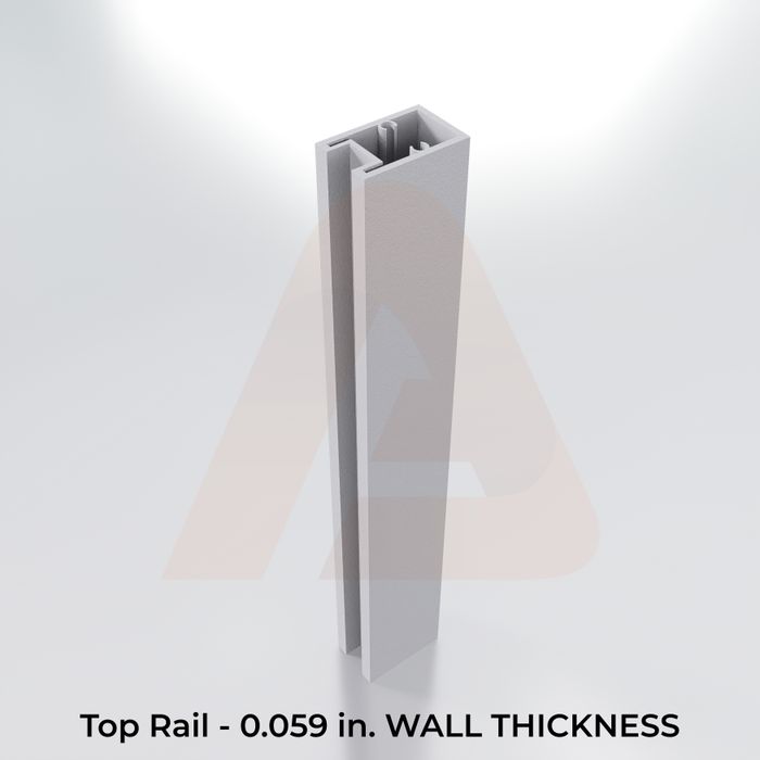 (From Box) Top Rail 0.059 THK - 8 ft.