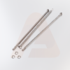 #12 x 4" Hex Washer Head Tek S/S + Sealer Washer