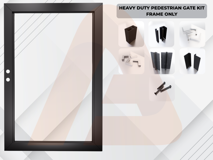 HD 4 ft x 6 ft Aluminum Gate Frame Kit