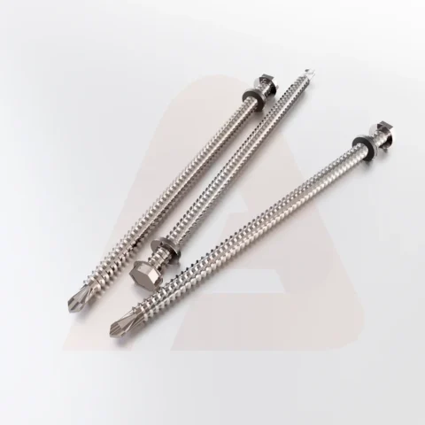 5/16" x 2-1/2" Hex Head & Washer