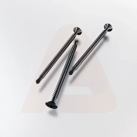 #14x2" Stainless Steel Screws - Black