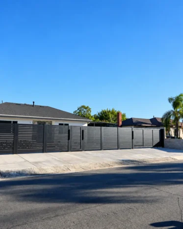 Rust-proof architectural aluminum fence and gate system built to resist coastal humidity and salt air.