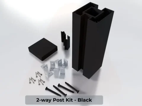 (Fence Box) 2.75 2-way Post Kit 8 ft