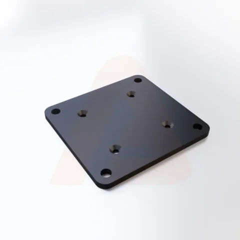 5x5 in. Base Plate - Black