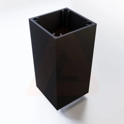 3x3 in. x 6ft. Square Post (.090 Thk) - Black