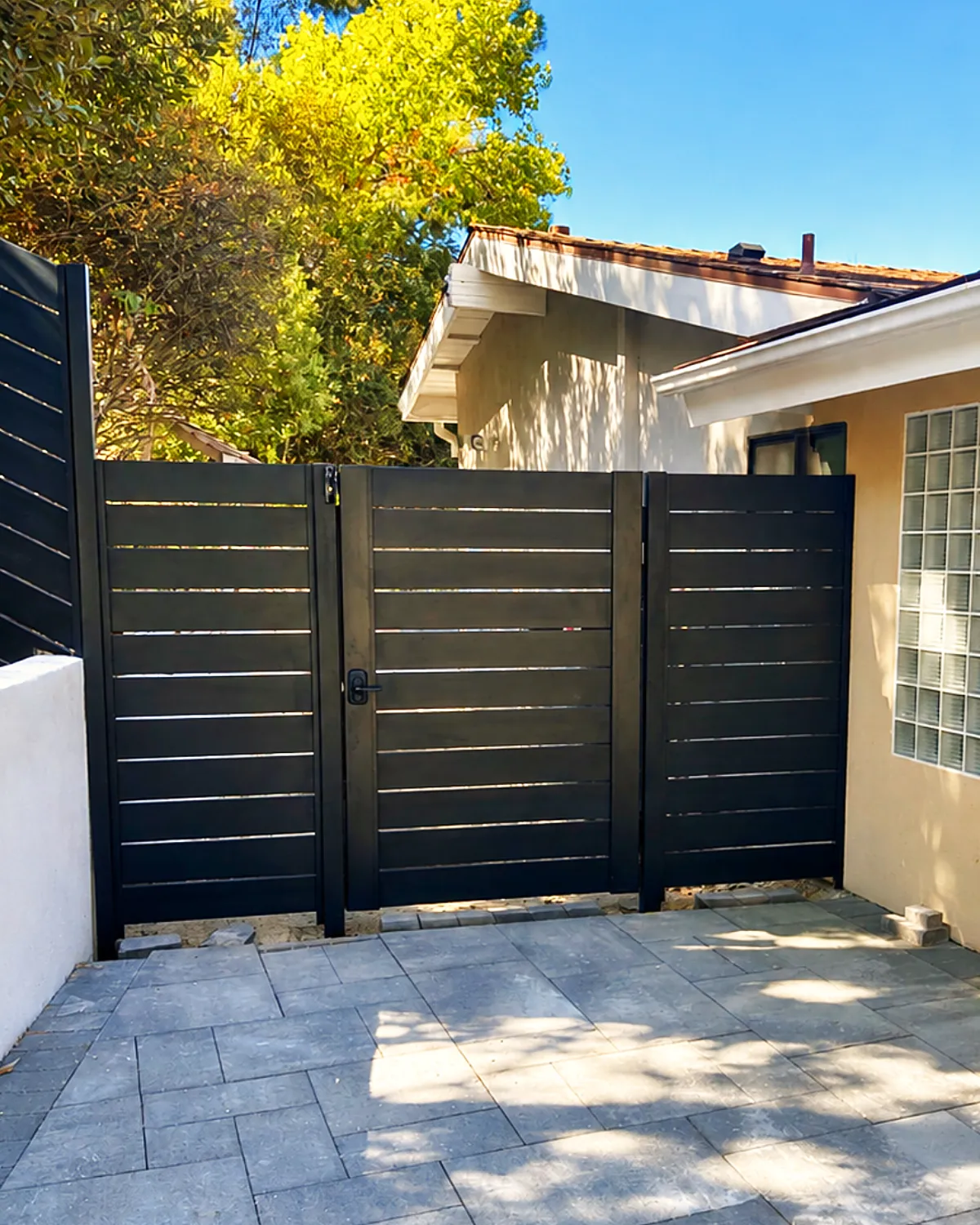 Gate with matching fence