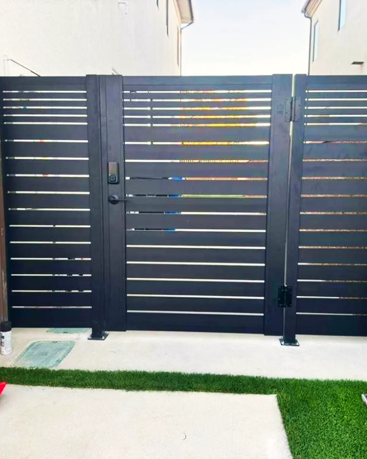 Installed Aluglobus gates