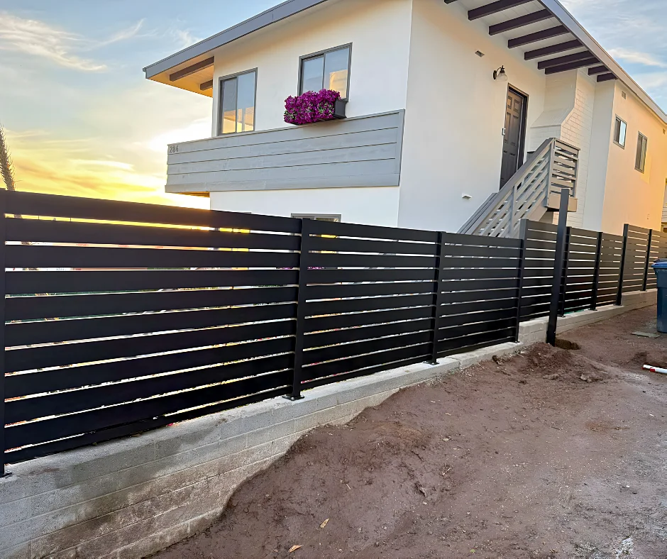 Aluglobus ALU40 aluminum fence