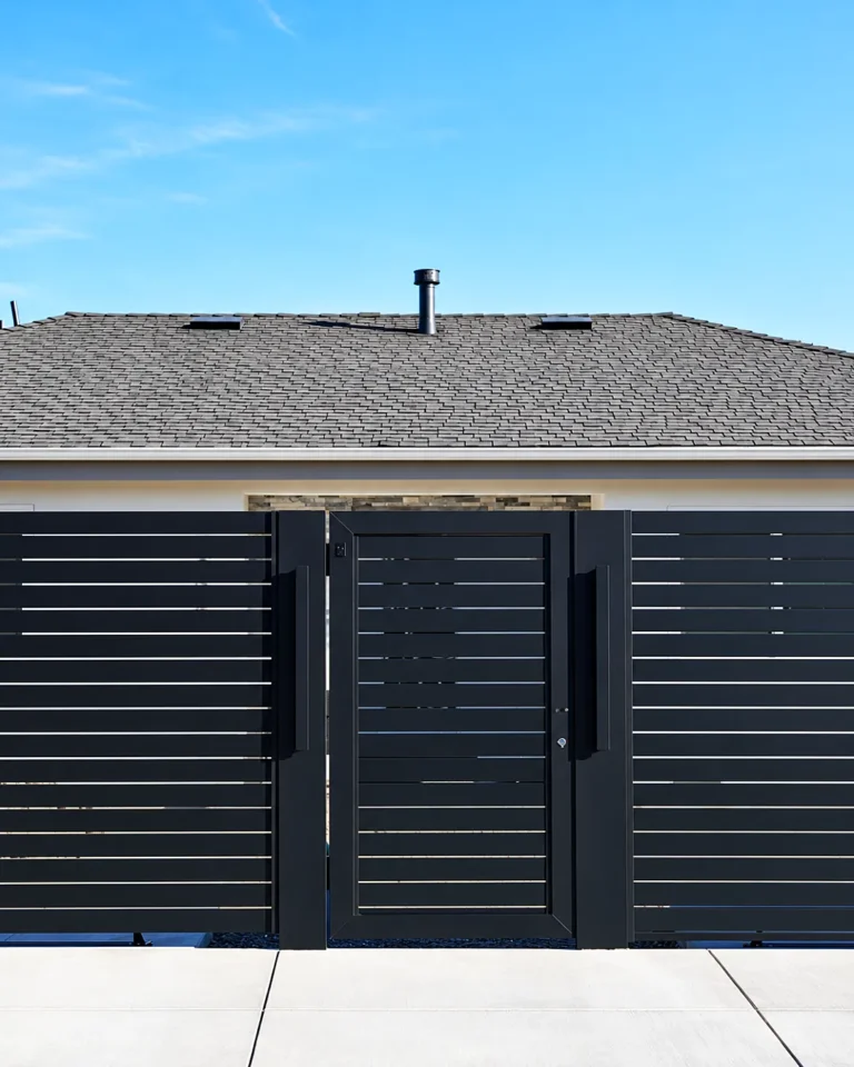Installed Aluglobus gates