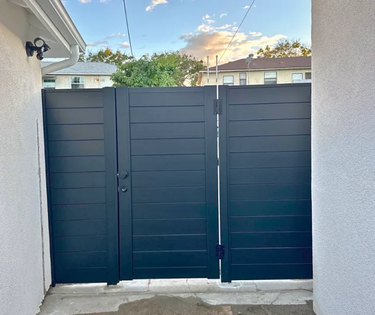 ALU60 full privacy black double gate