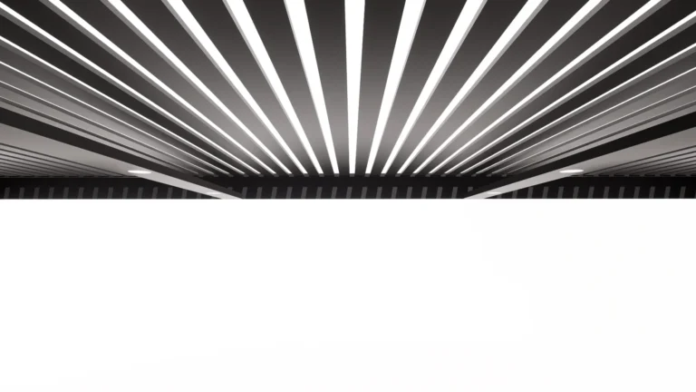 ALU FLOAT™ cantilever slat roof detail (Aluglobus 3D)