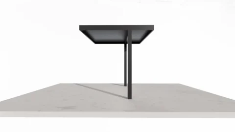 ALU FLOAT™ Architectural Cantilever Patio System – Motorized Louver