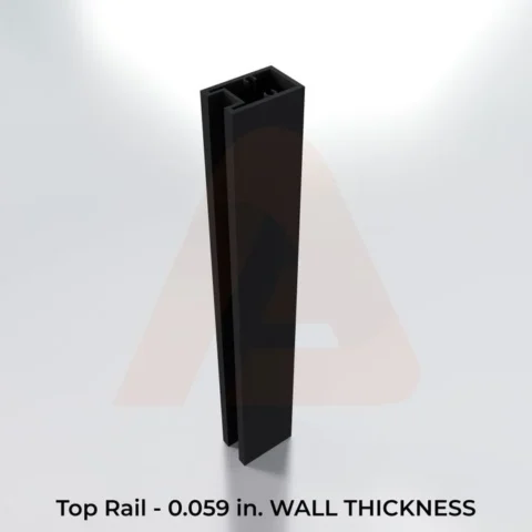 (From Box) Top Rail 0.059 THK - 8 ft.