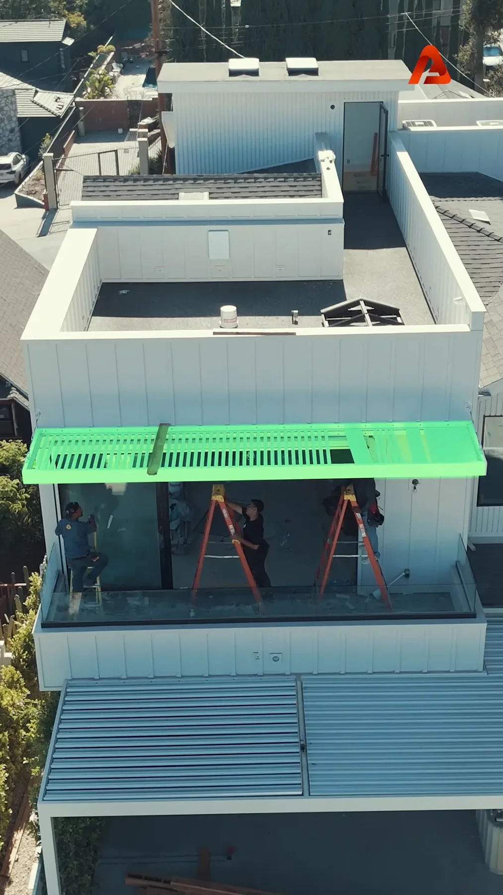 Installation from above