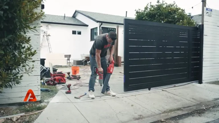 Sliding gate construction techniques
