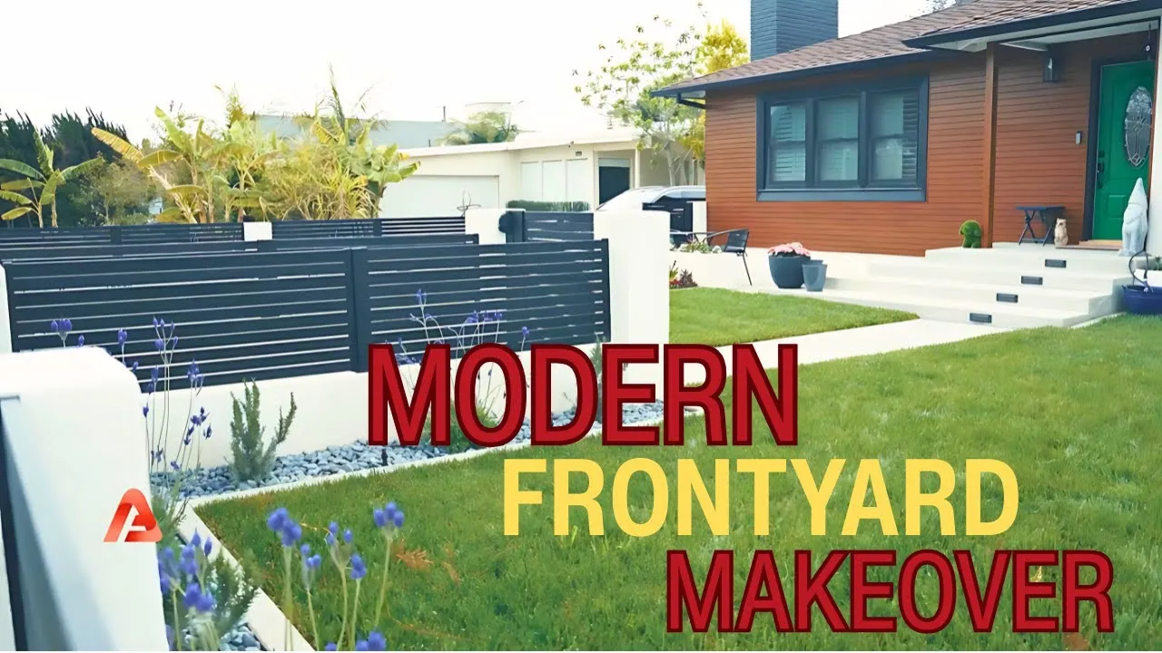 Full front yard transformation