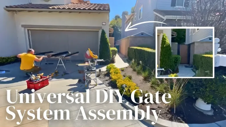 Universal DIY gate system assembly