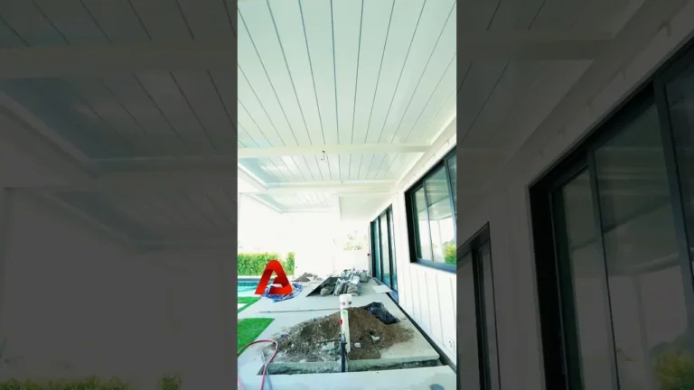 Automatic louver patio cover: sun, shade and rain control
