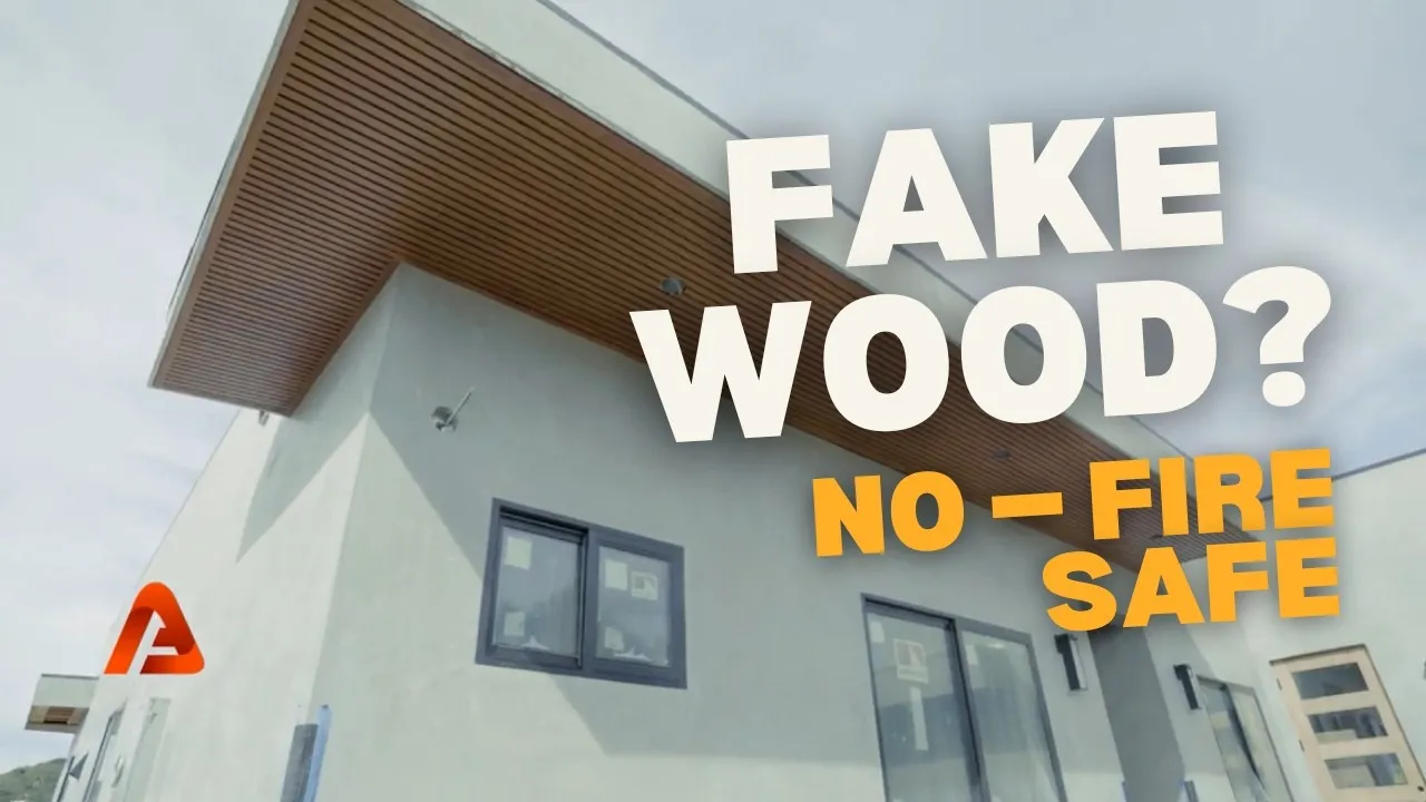 This home looks like wood, but it's fire-safe