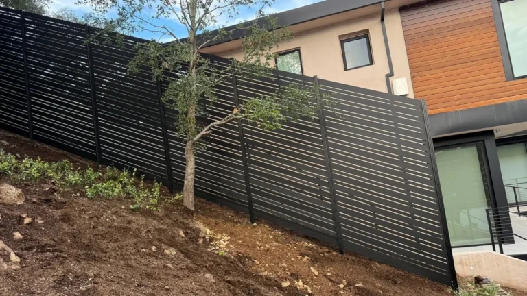 Don't settle for rust: choose aluminum fencing