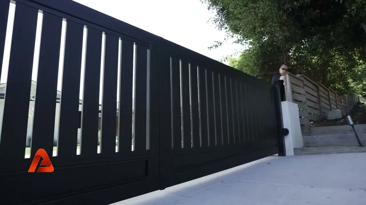A double swing gate built your way