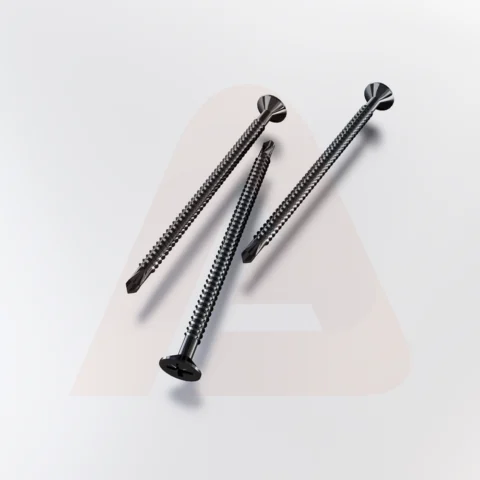 #14x2" Stainless Steel Screws - Black