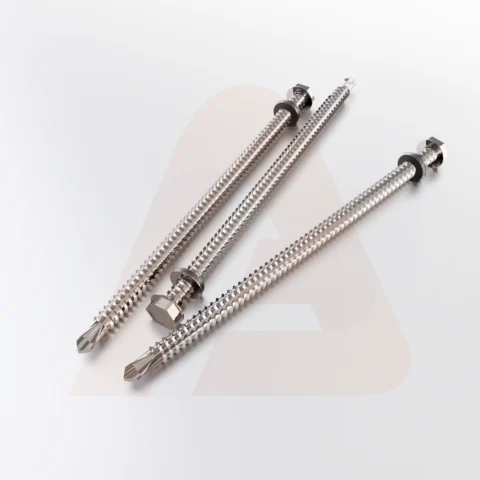 5/16" x 2-1/2" Hex Head & Washer