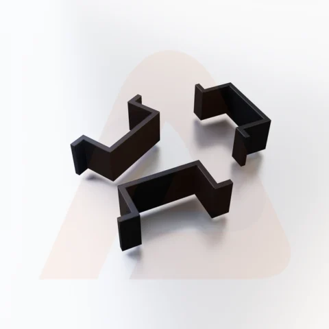 2.75 2-way Post Spacers 1/4 in. - Black